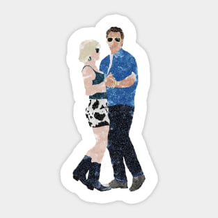 True Romance Clarence and Alabama dancing Sticker